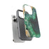 Green Geode in Watercolor - Impact Resistant Phone Case
